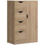 Armoire de rangement autoportante, armoire de plancher avec 4 tiroirs et porte-1432452559