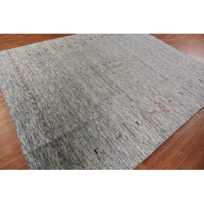 Tribal Striped Gabbeh Oriental Area Rug