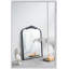 Miroir de conception classique avec cadre d'inspiration baroque pour salle de bain