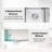 Undermount Double Bowl Kitchen Sink Sink Only