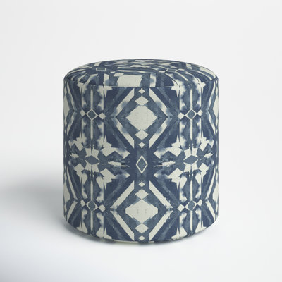 Epaulette Upholstered Ottoman