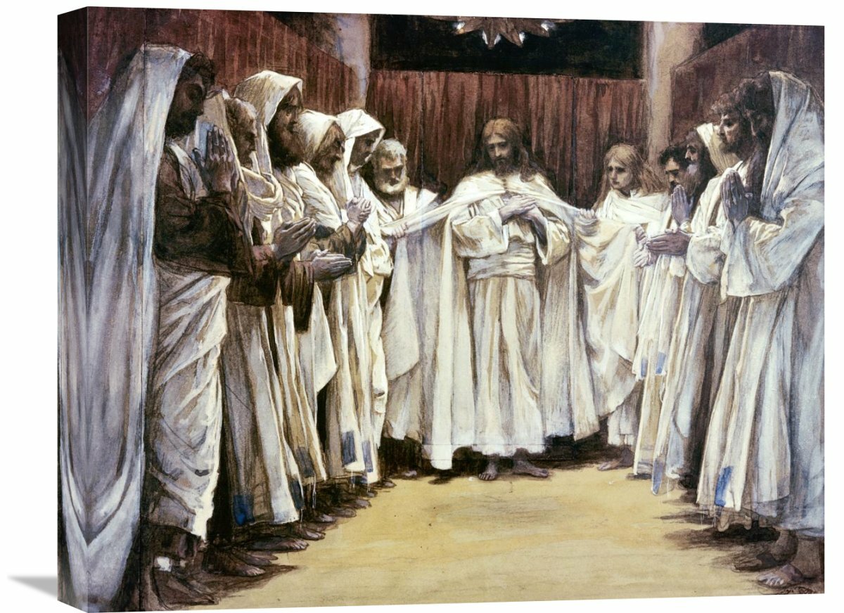 Global Gallery Last Discourse Of Our Lord Jesus Christ On Canvas