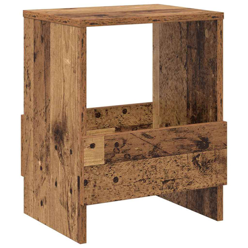 Wood Free Standing Magazine Rack, Dark Brown