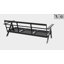 Outdoor Patio Metal Black Large Coffee Tables