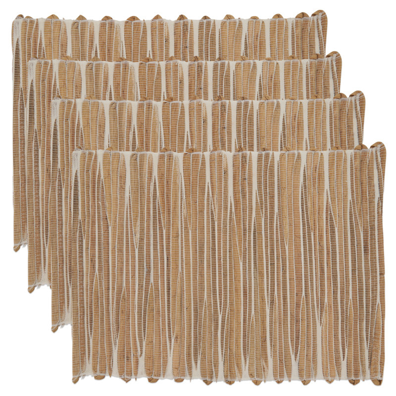 Napperon 14 "Audra Water Hyacinth, Naturel
