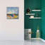  «Del Mar Lagoon 1» par Silvia Vassileva, art mural sur toile, 26 po x 26 po