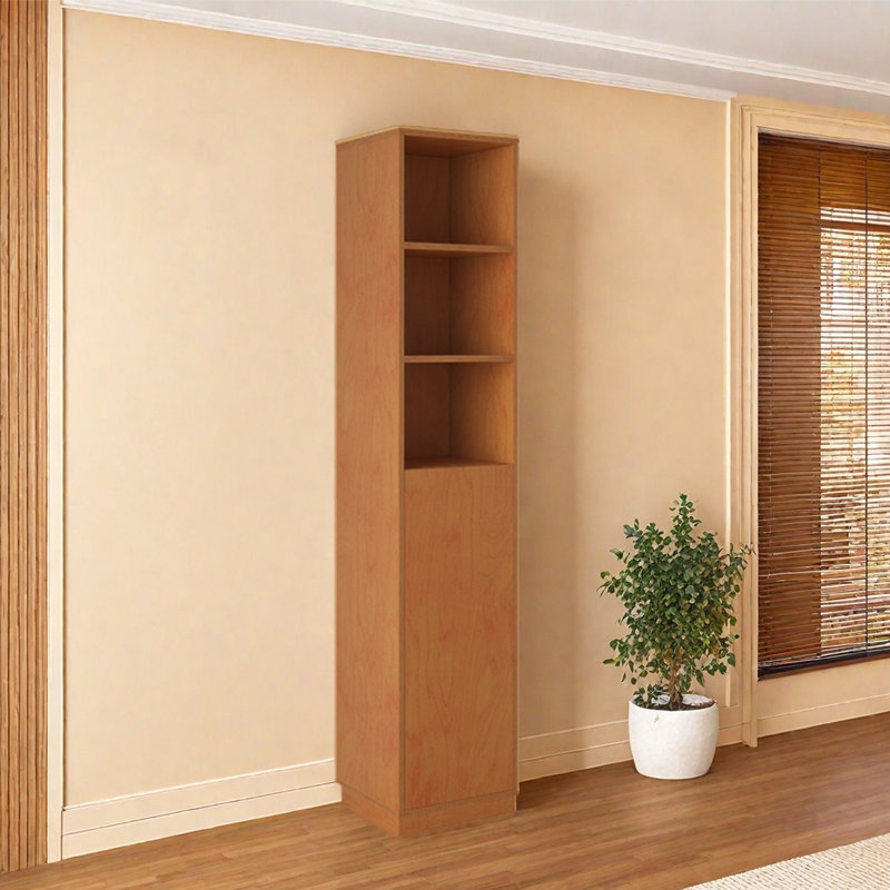 Vitaliano, (3 tablettes) H 78,7 po x l 15,7 po x P 15,7 po, Marron foncé