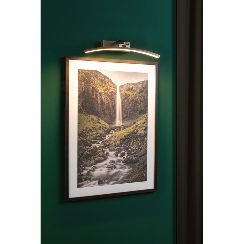 1 -Light Hardwired LED Can Be Mounted On The Wall Picture Light, Antique Brass