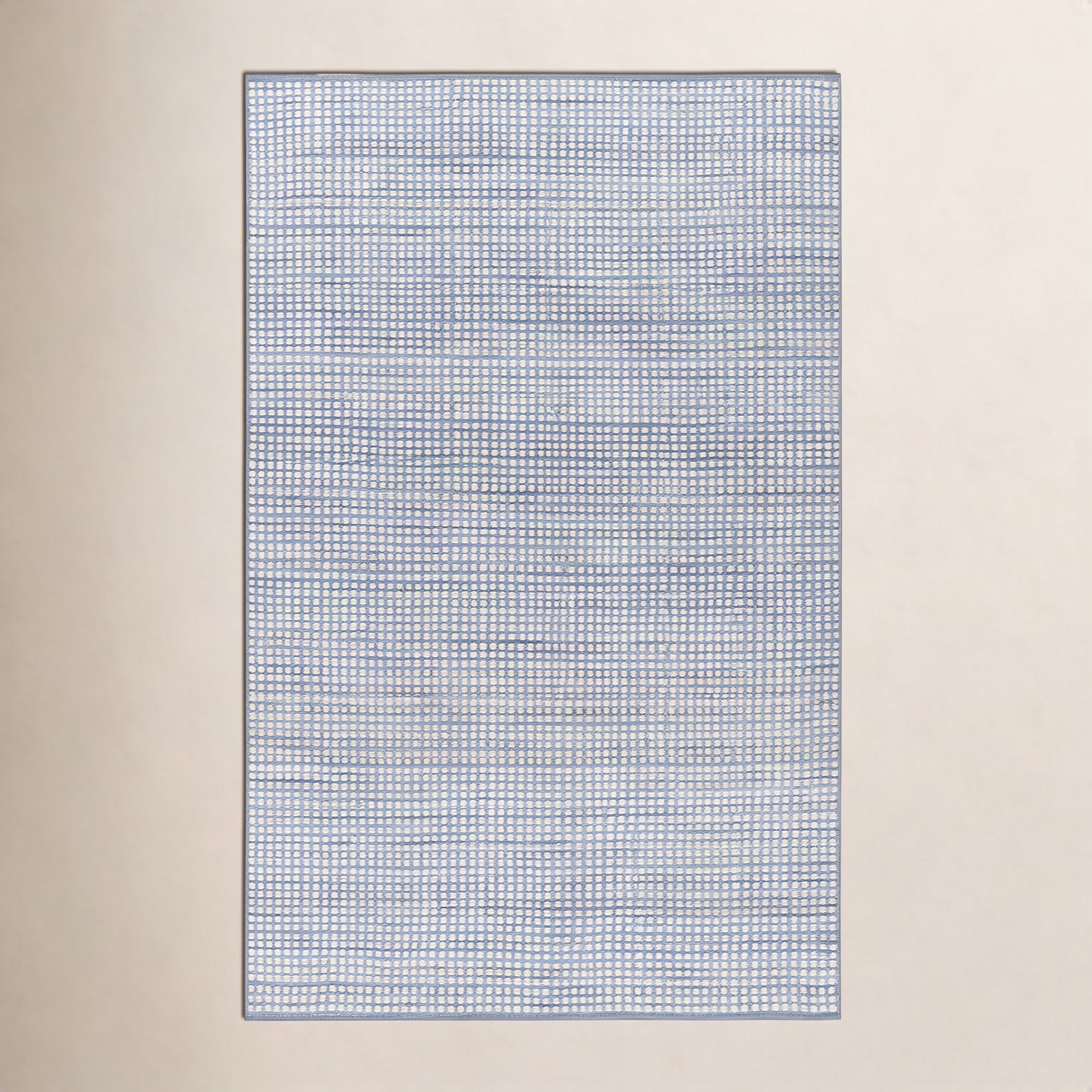 Acerra Blue Hand-Woven Geometric Outdoor Rug, Rectangle 8'10" x 11'10"