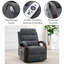 Fauteuil inclinable électrique Kayla avec levage, chauffage et massage