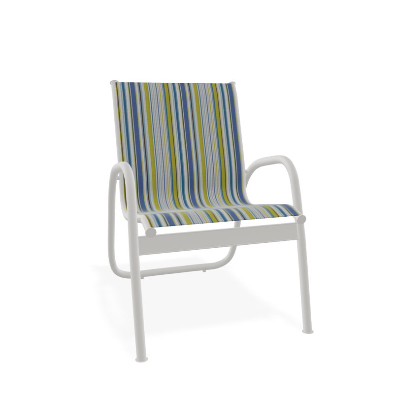 Fauteuil de patio Gardenella, Neige texturée, Littoral