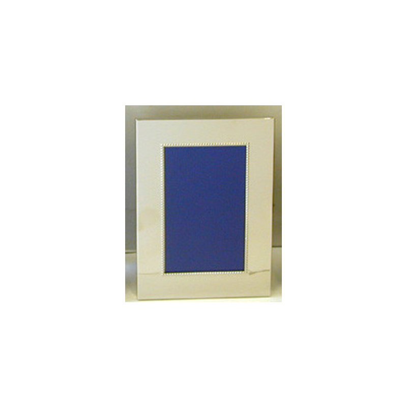 Kowalsky Silver Metal Beaded Picture Frame, 5" x 7"
