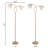 Chenoa 61"H Gold-Finish Novelty Tree Floor Lamp