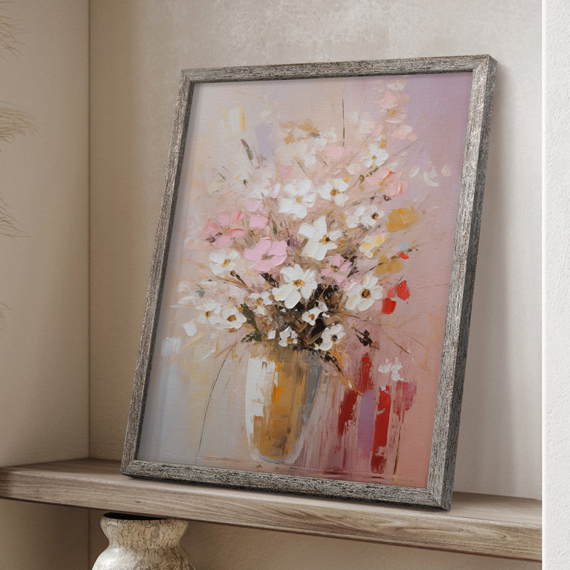 FLORAL Series CCCXLI Framed Print - Solid Wood