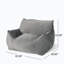 Grand fauteuil à billes et chaise longue en velours-1928517645