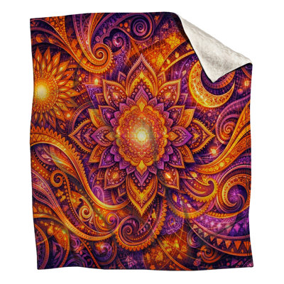 Couvertures vibrantes à motif mandala