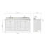 Meuble-lavabo double 72 po avec dessus de meuble-lavabo Cambridge-130617047-130617050-88398663
