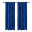 Paire de rideaux occultant et isolant en microfibre à pois-540114913-540114915