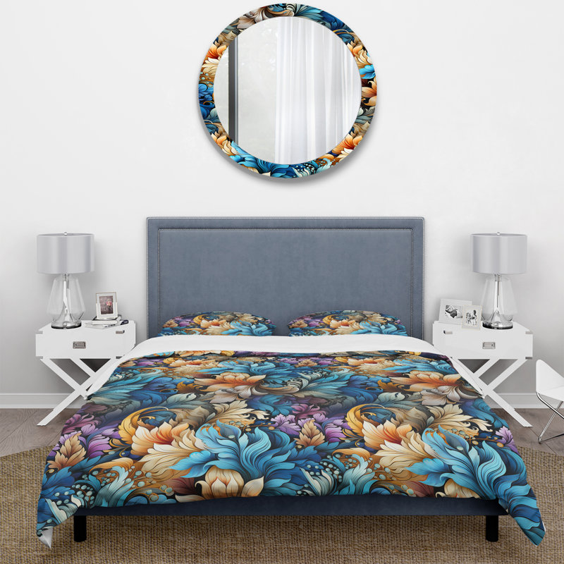 Ensemble de housse de couette Mystic Reverie, Housse de couette simple + 1 taie décorative stan