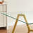 Tisch Square Tempered Glass Dining Table with Metal Legs-128396950