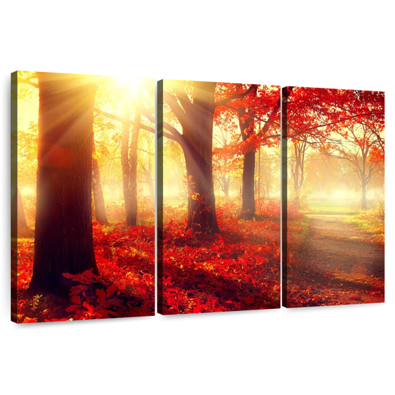 Harnek Sunny Fall Forest, 36" H x 57" W
