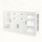 Modern Sideboard with Power Outlet and Acrylic Doors-6085047