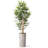 Artificial Tree in Geometric Pattern Planter Fake Bamboo Silk Tree (Plant Pot Plus Tree)-103593075