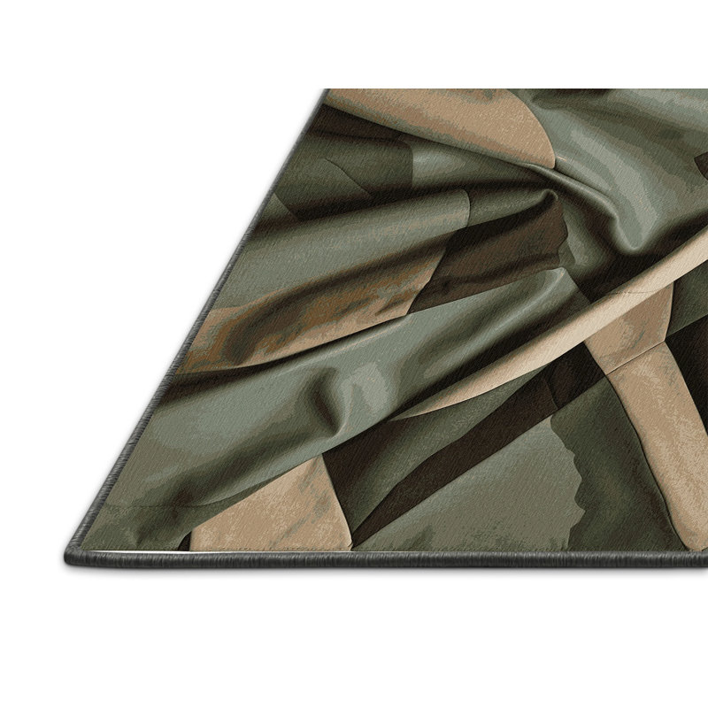 Cartographic Shadow Rug, Rectangle 2' x 3'