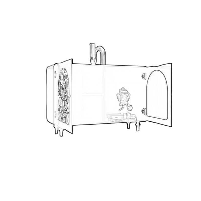 Armoire de rangement robuste à couches, Blanc / Blanc