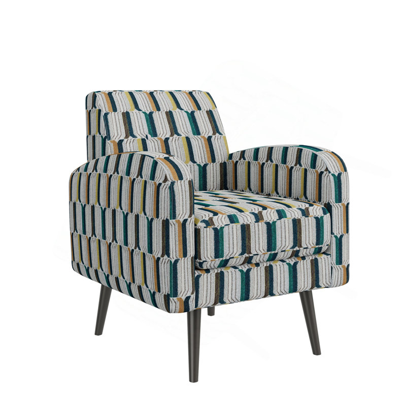 Chaise avec accoudoirs Darien, Jaune