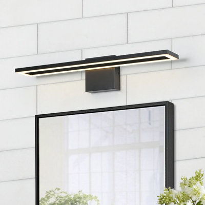 Barre d'éclairage de salle de bain moderne à 1 lumière à DEL à intensité variable Changanbi