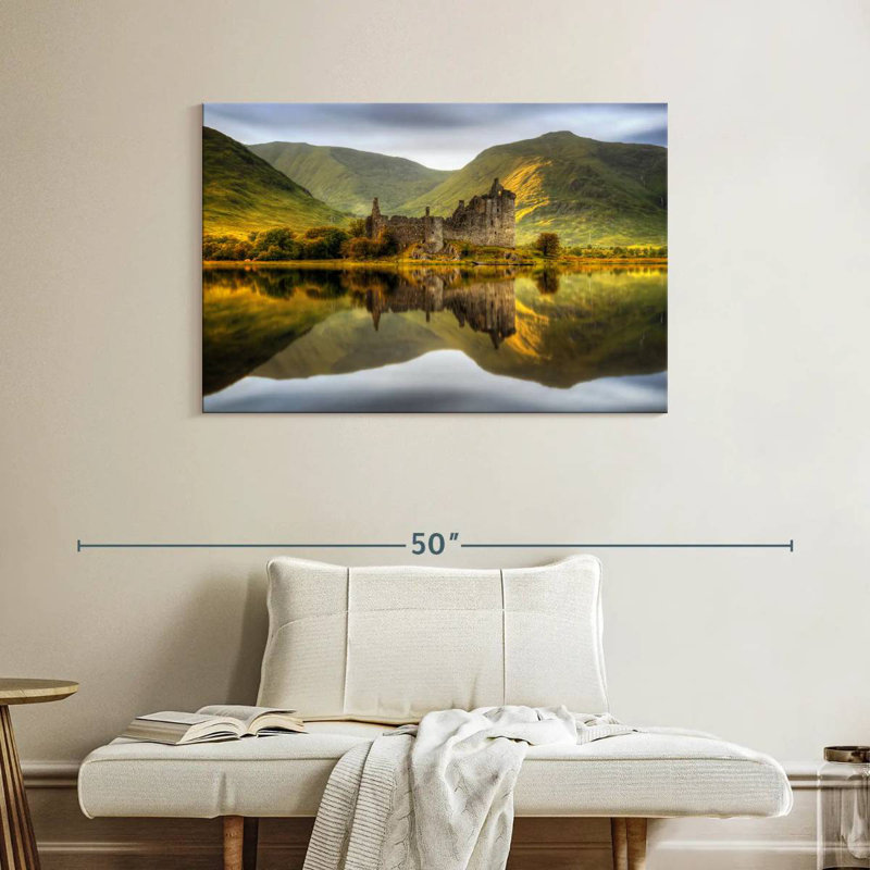 Kilchurn Castle Loch Reflection, H 26 po x l 39 po