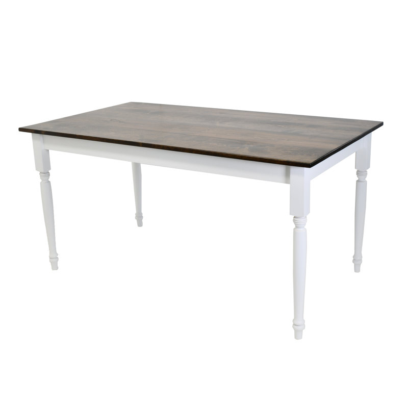Table de salle à manger en bois massif Auberta