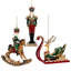 Nutcracker Sled Ornament - 4-6  Inches Set Of 3