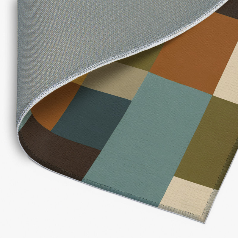 Tapis carré intérieur et extérieur Strata, Rectangle 1 pi 6 po x 2 pi 6 po