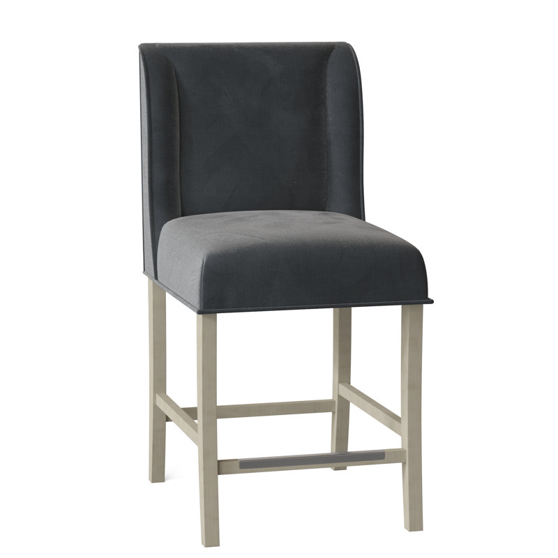 Tabouret de bar et de comptoir Dora, Amande chamois, Tabouret de bar (siège d’une hauteur de 30,5 po), 7608 Cream