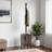 Asher Coat Tree with Umbrella Rack In Cappuccino Finish, 71.35'' H X 12.5'' W X 12.5'' D