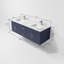 Meuble-lavabo double mural l 60 po x P 22 po x H 18 po Geneva-1158647377