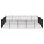 Hedd 100cm H Galvanised Steel Exercise Pen-2072909794
