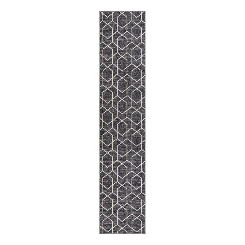 Breze Geometric Indoor Rug, Runner 2'7" x 12'