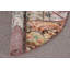 Tapis moderne, tapis rétro, petits tapis de 3,4 pi x 3,4 pi, tapis Boho orange, tapis turcs, tapis géométrique