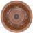 ANZZI Admiral 17'' Polished Antique Copper Copper Circular Bathroom Sink