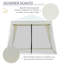 Mcclinton 3m x 3m Steel Party Tent-38831505