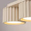 Aura Aluminium Flush Mount-158653859-158653867-158653878