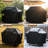 Black 420D PU-Coated Grill Cover