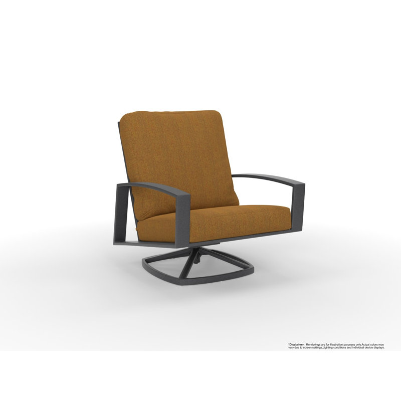 Arc Outdoor Lounge Chair, Vista Dune, Graphite