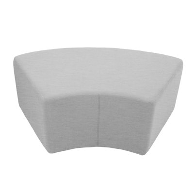 Outdoor 24" x 48" S-Curve Ottoman with Sunbrella®, 18" H