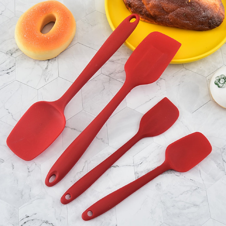 MegaChef Red Silicone Cooking Utensils (Set of 12)