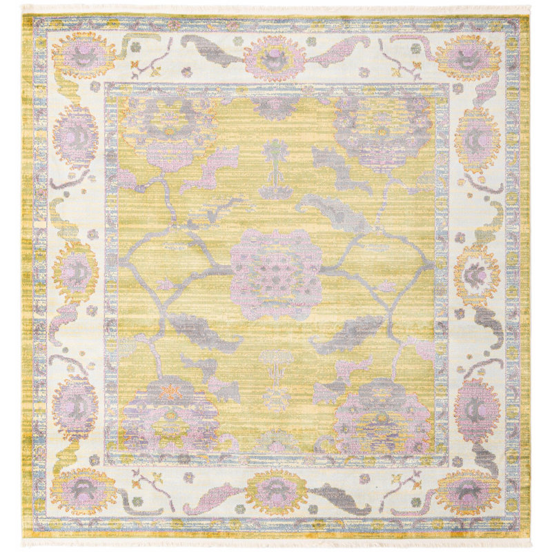 Ikat Indoor Rug, Square 8'2"