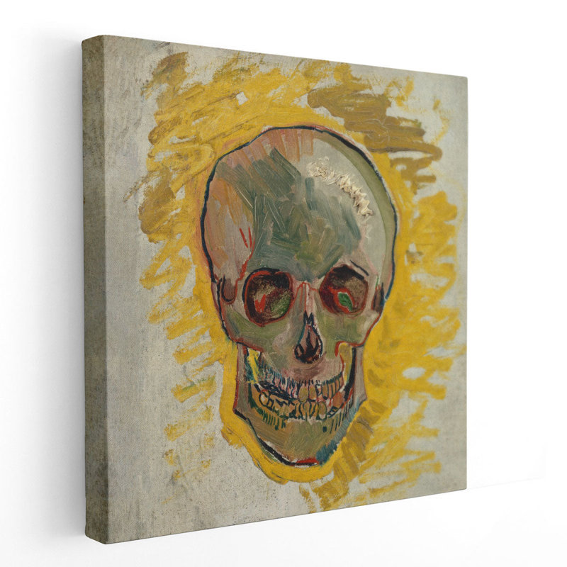 Van Gogh's Skull, 1887 - reproduction d'art sur toile, H 16 po x l 16 po